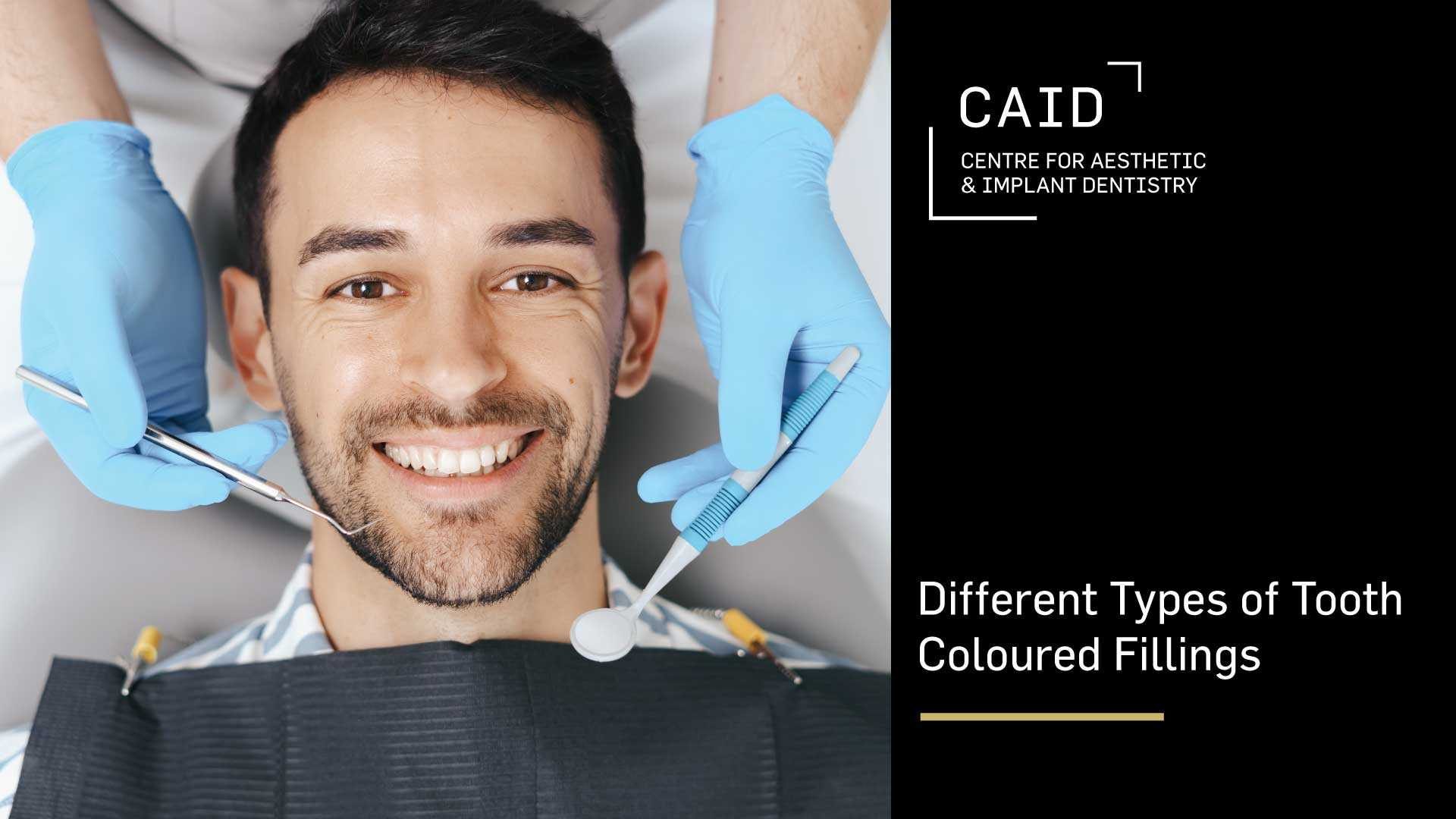 We look at the different types of Tooth-Coloured Fillings