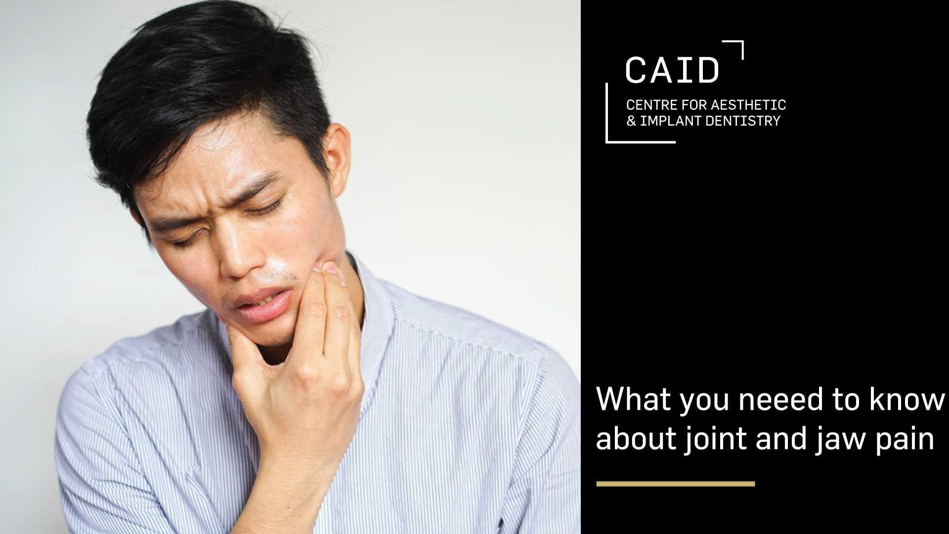 What You Need to Know about Joint and Jaw Pain